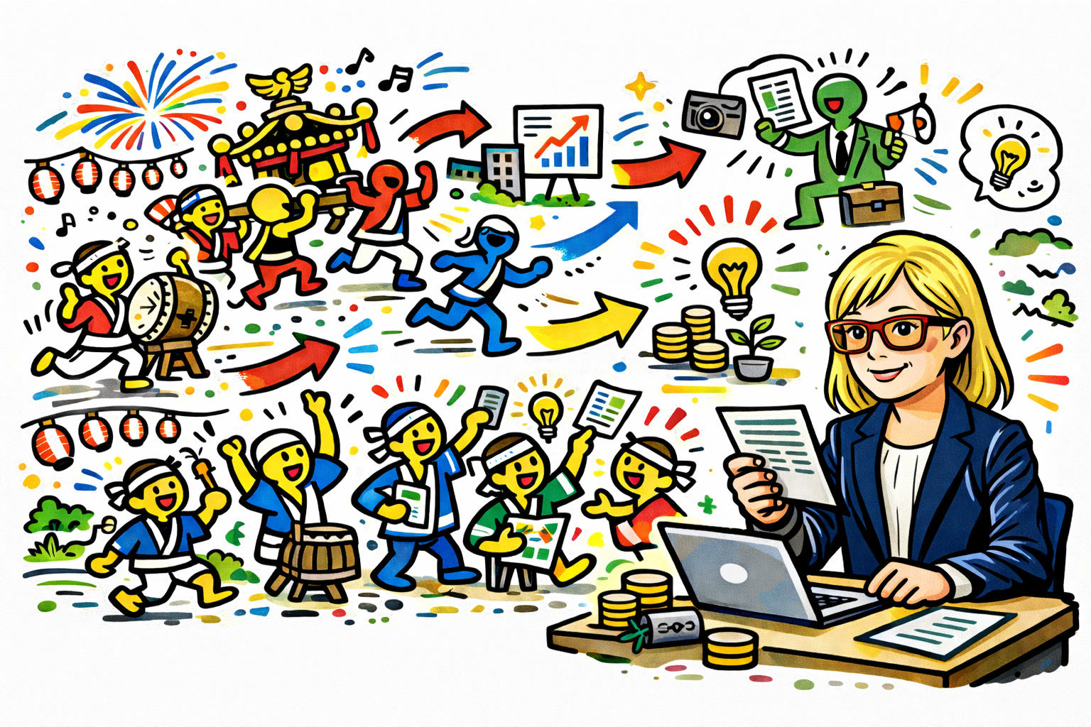 「祭り」という場から、企画のヒントを。 パートナーのためのメールマガジン